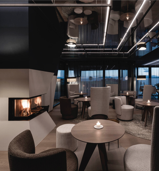 Lounge im Hotel AEON in Oberbozen am Ritten in der Nähe von Bozen